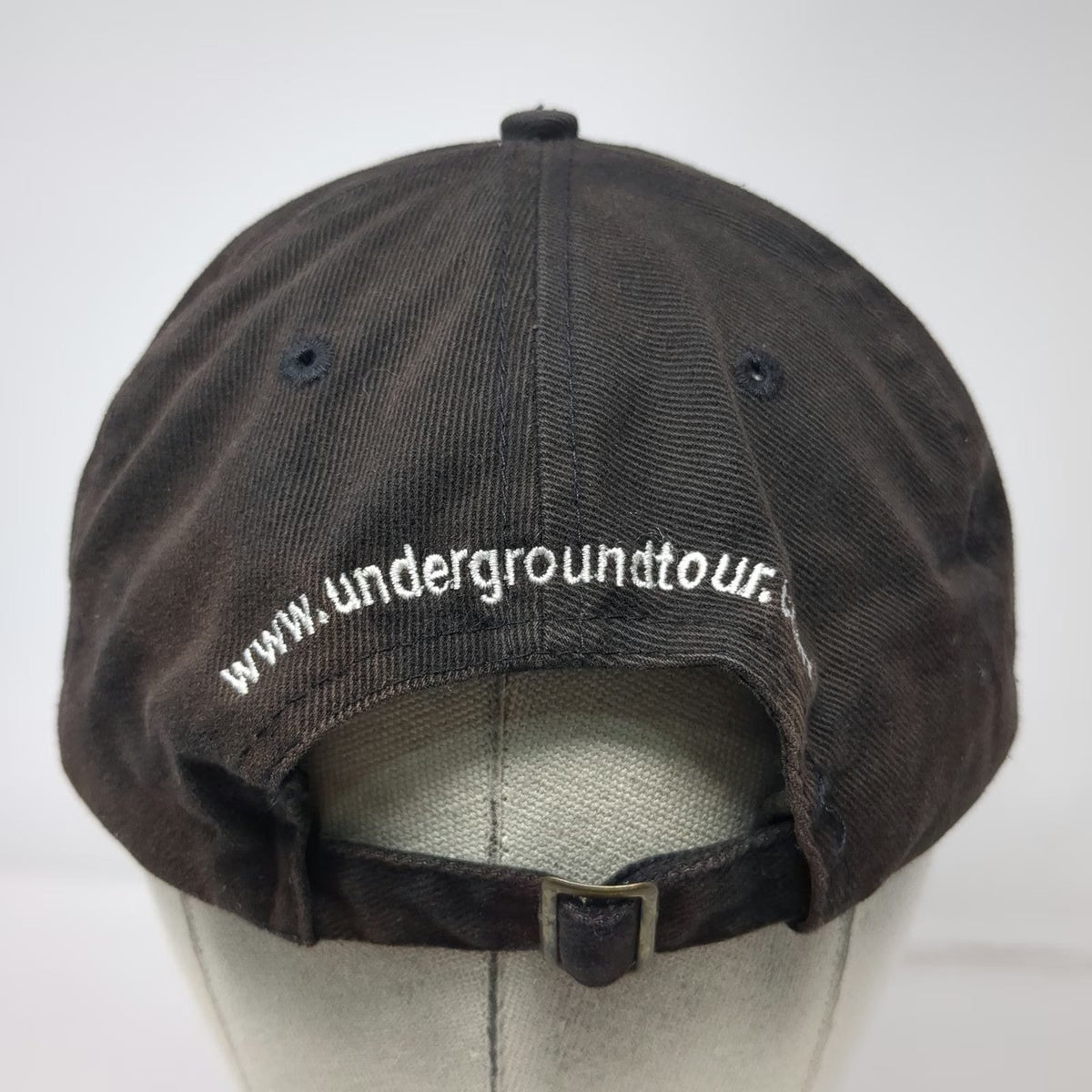 Hats of America Baseball Cap Black Bill Speidel Underground Tour Hat Vintage