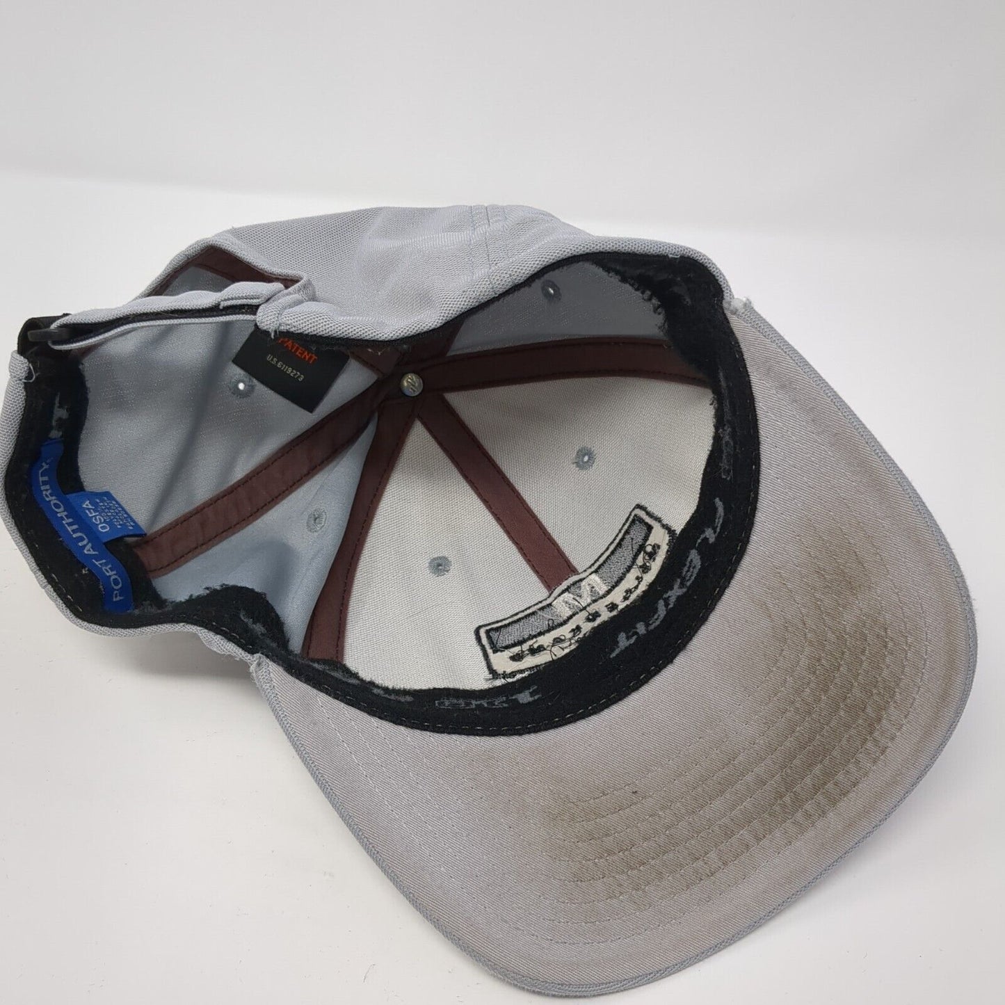 Millenkamp Strapback Hat Gray One Size Adjustable Embroidered Port Authority