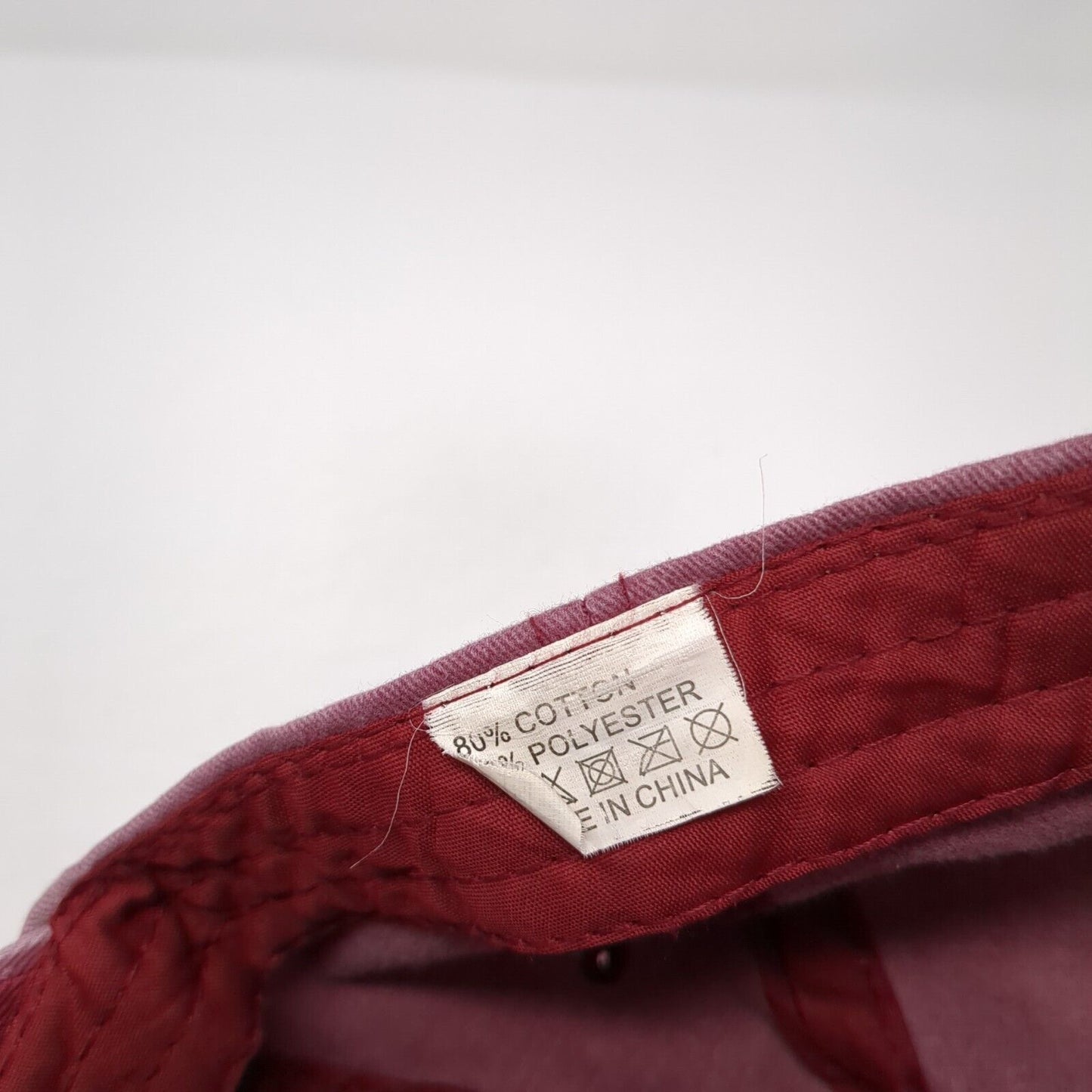 NYC New York City Slideback Hat Red One Size Adjustable Embroidered