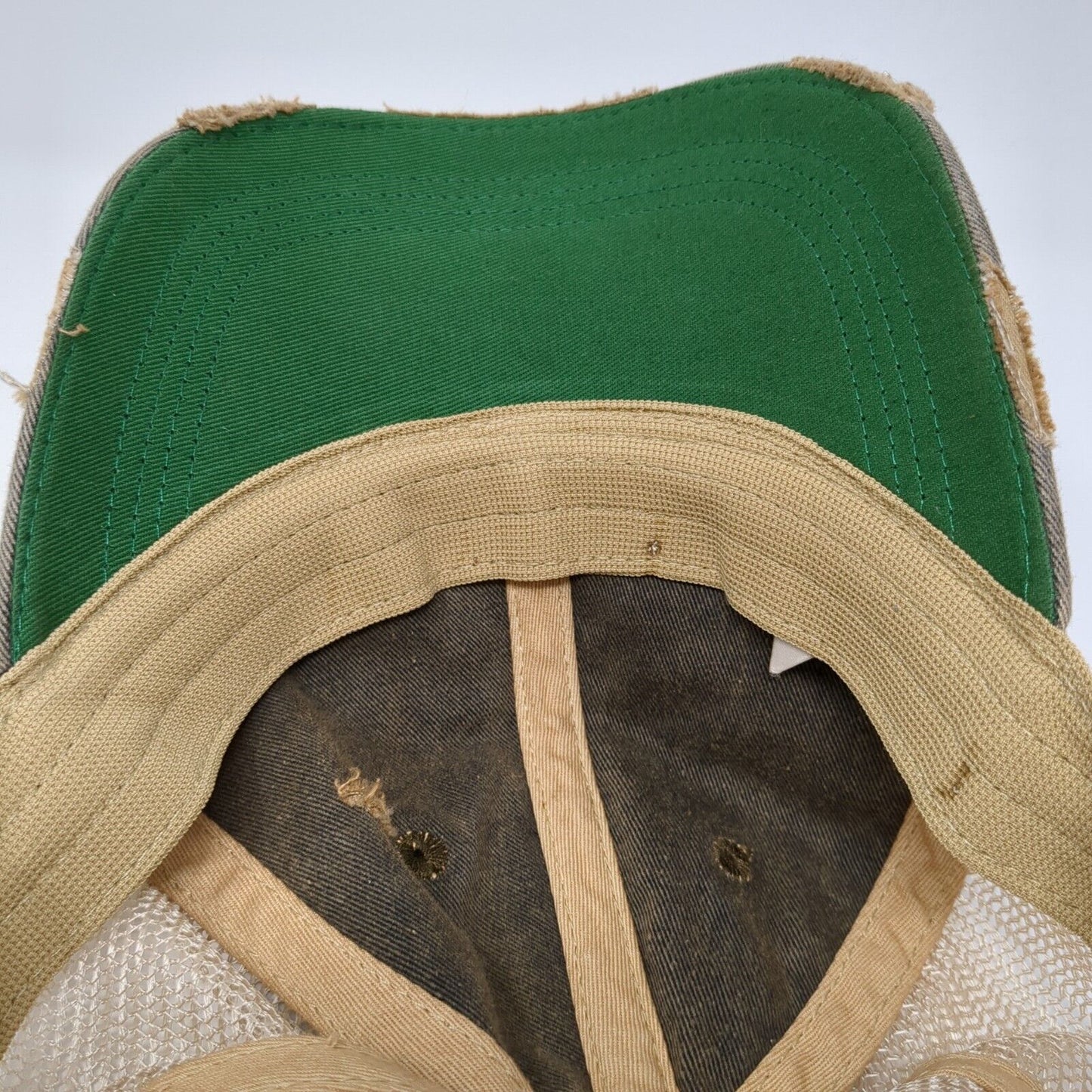 Louise Snapback Trucker Hat Multicolor OS Adjustable Mesh Back Distressed YPO