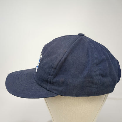 Blue Snapback Hat Made in USA Crowder Graphic Embroidered 6 Panel Cap Vintage OS