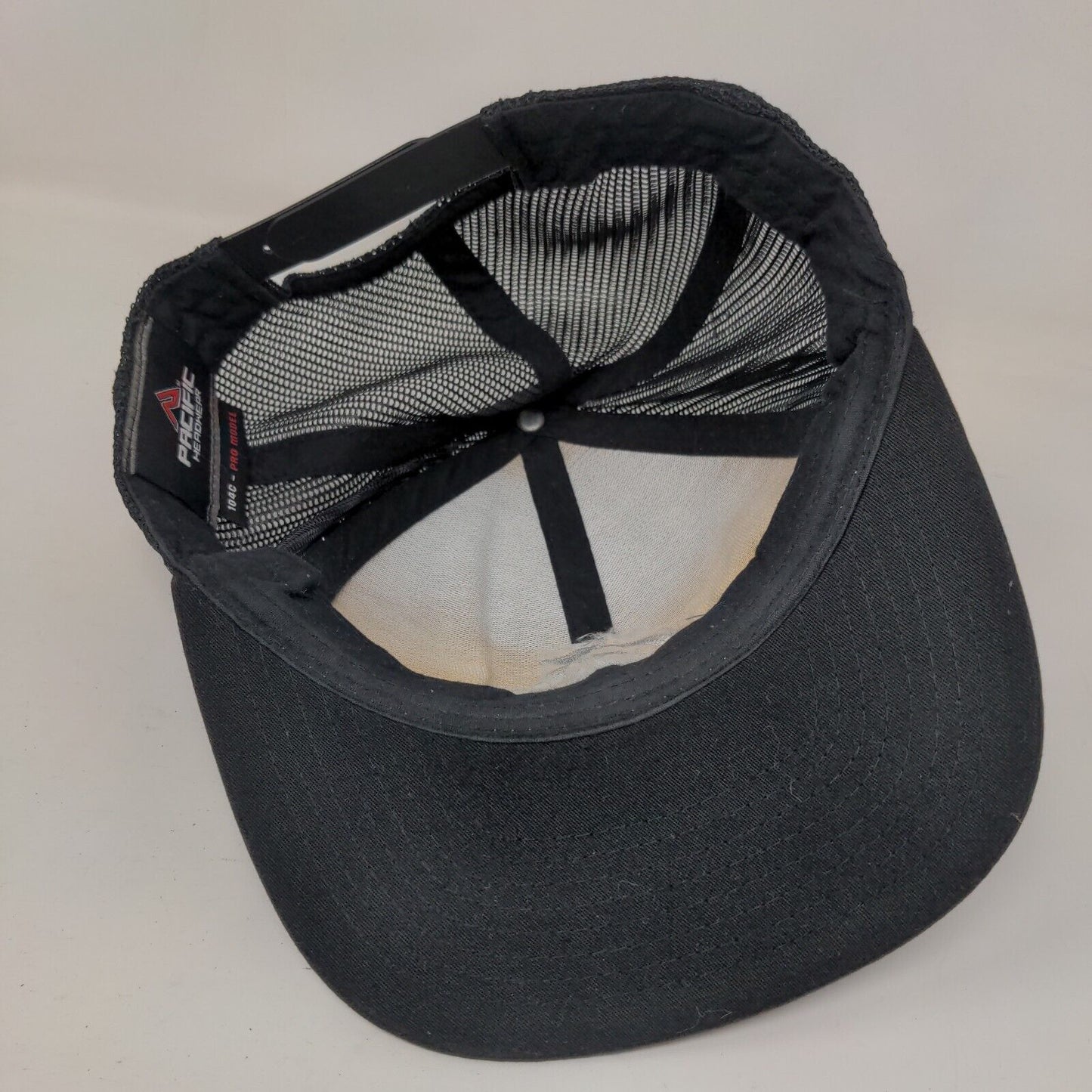 Florida Snapback Trucker Hat Black OS Adjustable Mesh Back Pacific Headwear