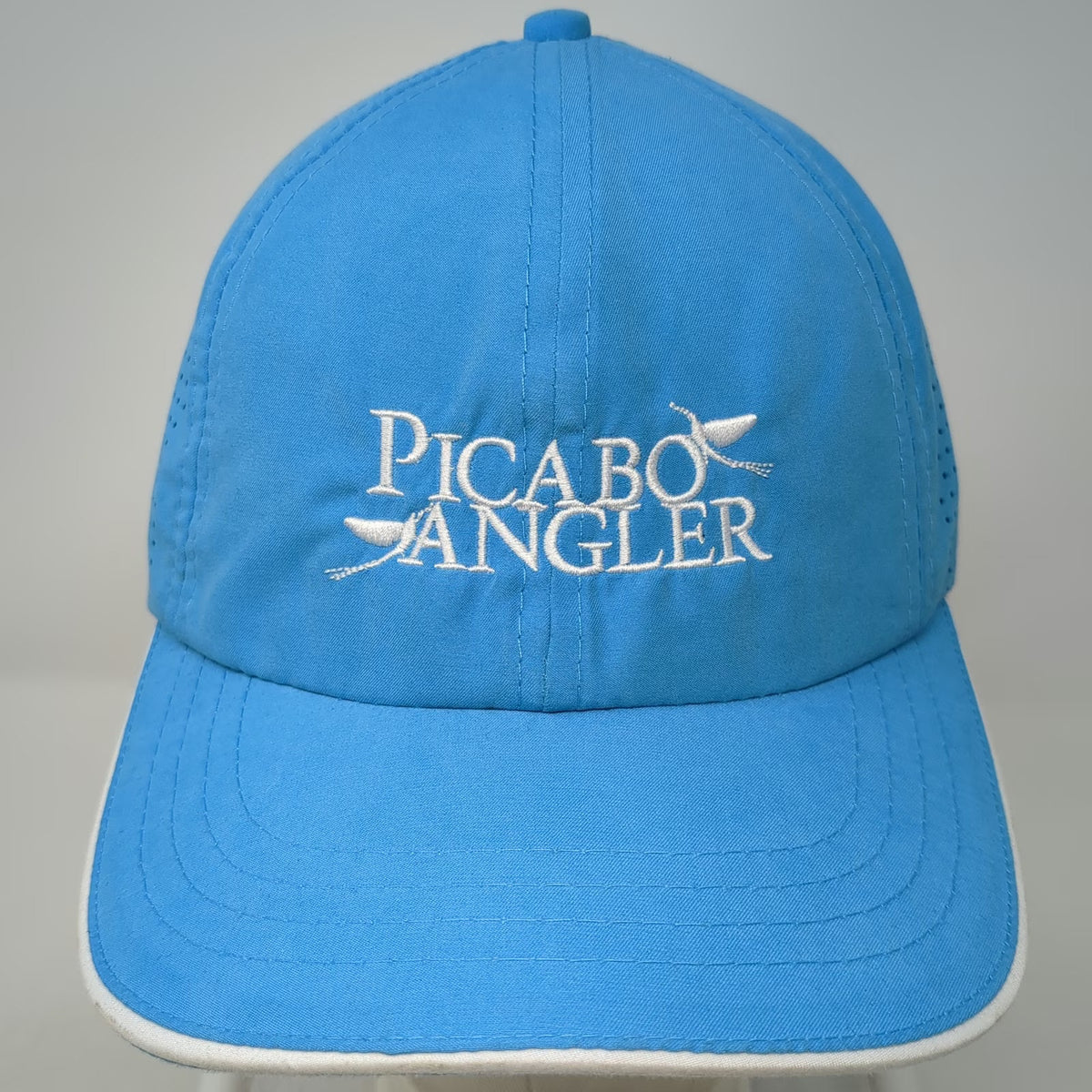 Fahrenheit Headwear Baseball Cap Blue One Size Picabo Angler Mesh Strapback Hat