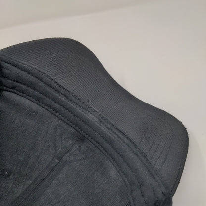 Image Solutions Strapback Hat Black OSFA Adjustable Embroidered 6 Panel