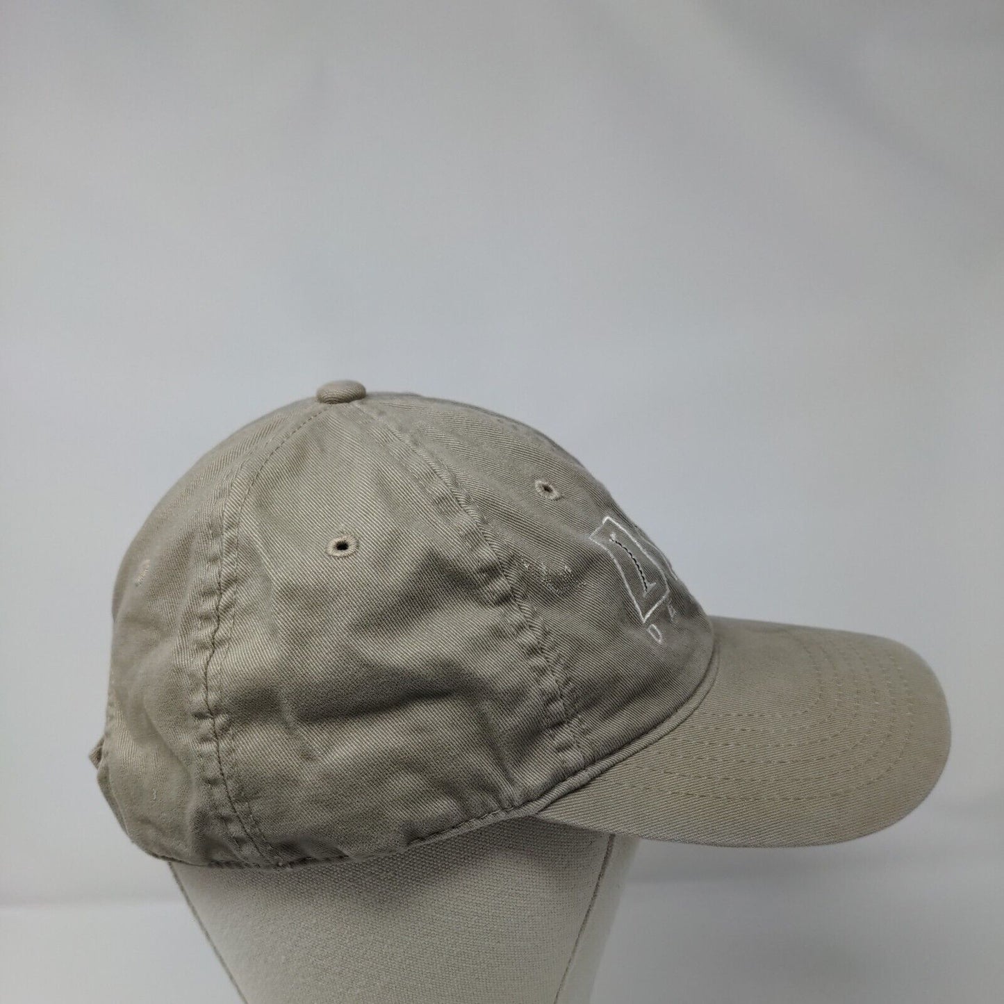 Ivy Design Strapback Hat Tan One Size Embroidered 6 Panel Dri-Duck