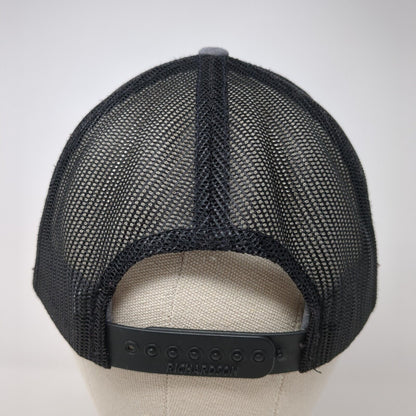 Simplot Animal Sciences Snapback Trucker Hat Gray One Size Mesh Back