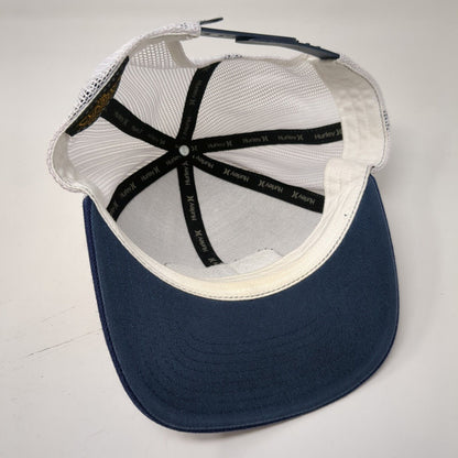 Hurley Patch Snapback Mesh Back Trucker Hat Blue One Size Yupoong