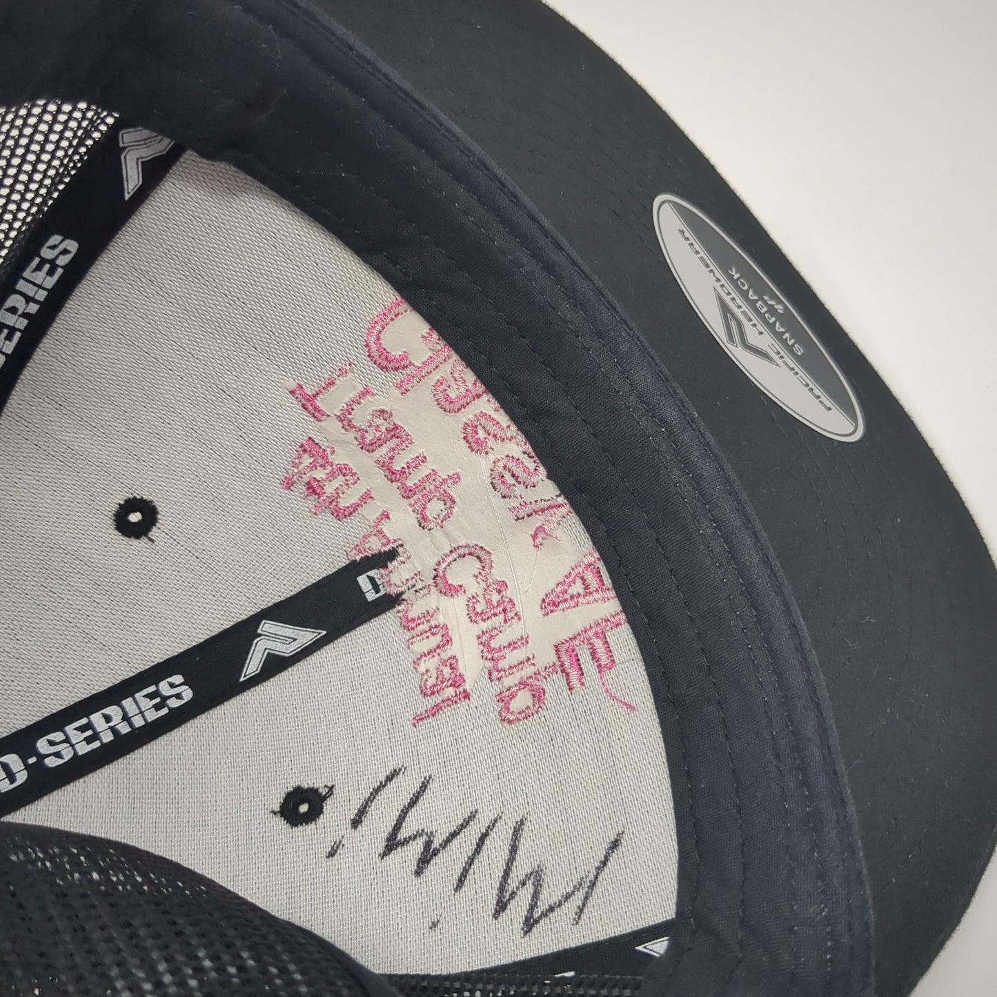 4th Annual Tramp Camp Classy AF Snapback Trucker Hat Black OS Pacific Headwear