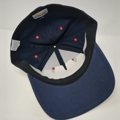 In-N-Out Burger Fitted Hat Blue Large/XL Embroidered Stretch 6 Panel