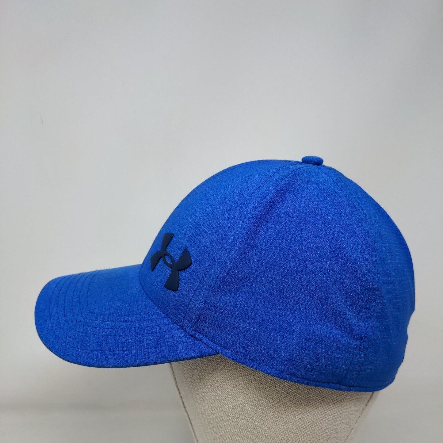 Under Armour Fitted Hat Blue L/XL Classic Fit Solid 6 Panel Outdoor