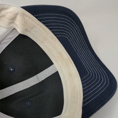Blue Origin Snapback Trucker Hat Blue One Size Adjustable Patch Mesh Back