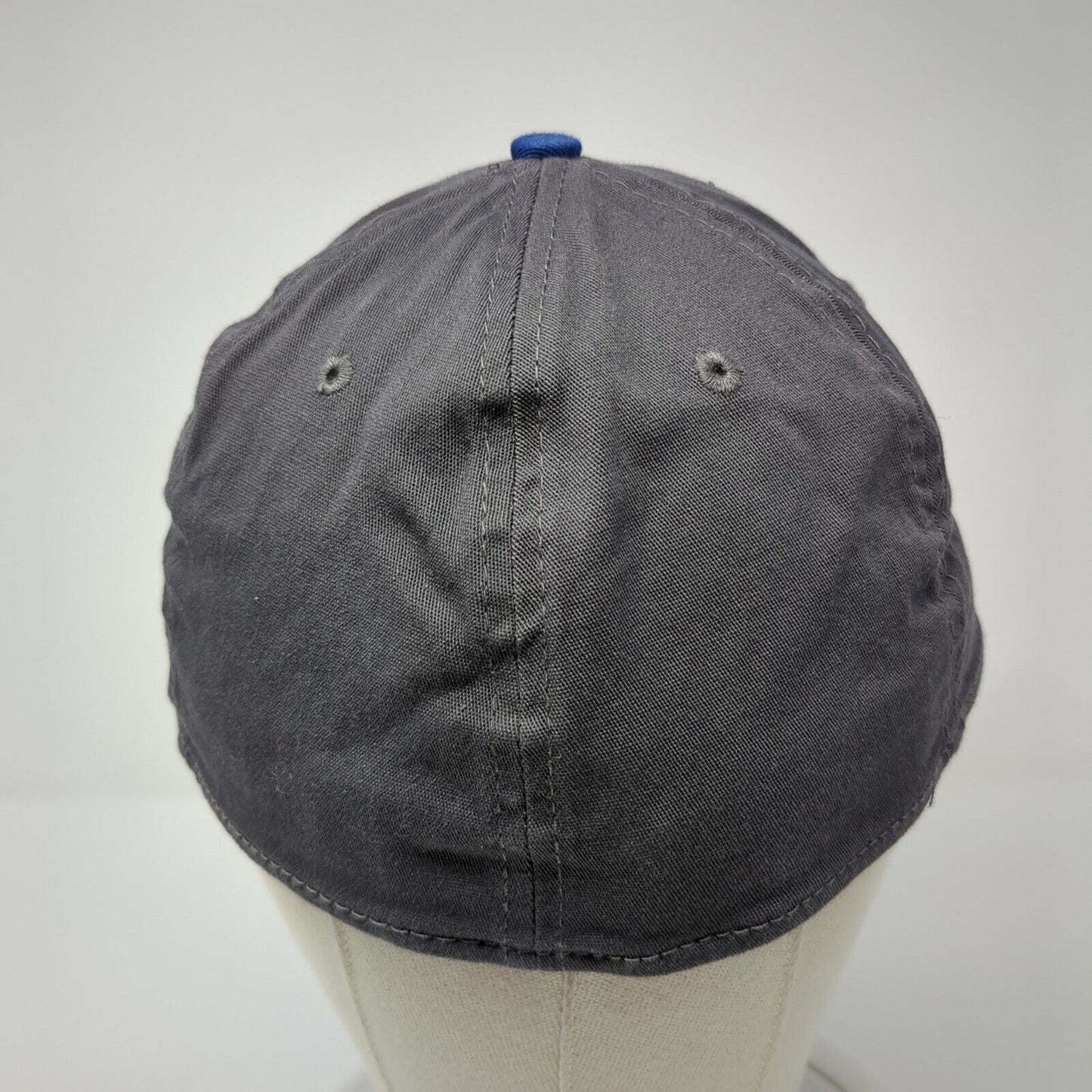 New Era 39Thirty Fitted Hat Gray Large/XL Embroidered Logo Vent Holes