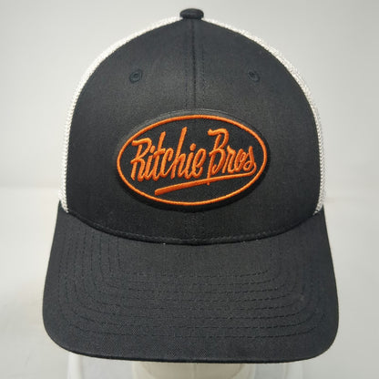 Flexfit Baseball Cap Black One Size Ritchie Bros Mesh Back Patch Hat Yupoong