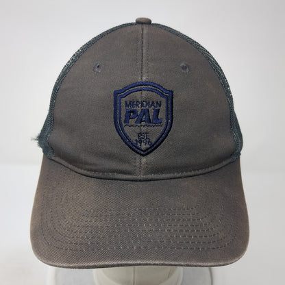 Meridian Pal Est. 1996 Trucker Hat Gray One Size Adjustable Mesh Port Authority