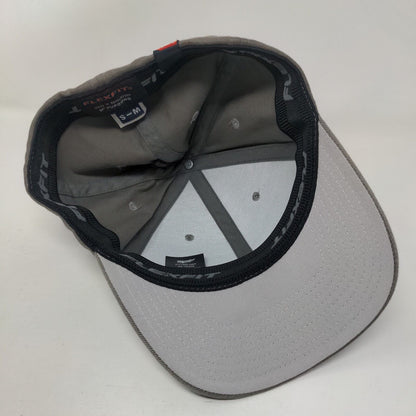Milwaukee Fitted Hat Brown S/M Lightweight Vented Holes 6 Panel Yupoong