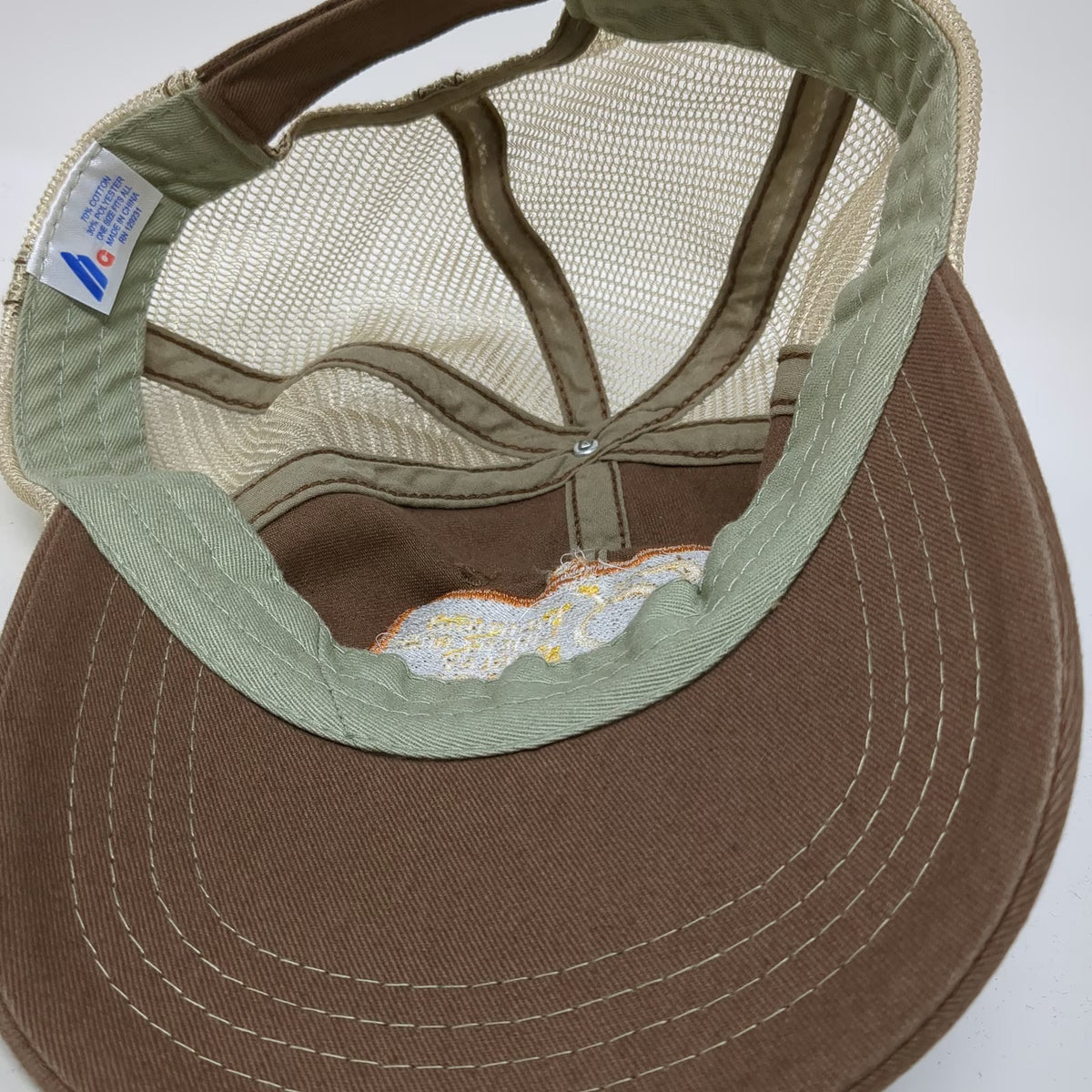 Montana Wheat Barley Committee 50 Years Brown One Size Baseball Cap Mesh Hat