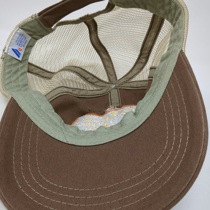 Montana Wheat Barley Committee 50 Years Brown One Size Baseball Cap Mesh Hat