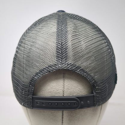 Legacy Trucker Hat Blue One Size Aloha Hawaii Patch Mesh Back Snapback Cap