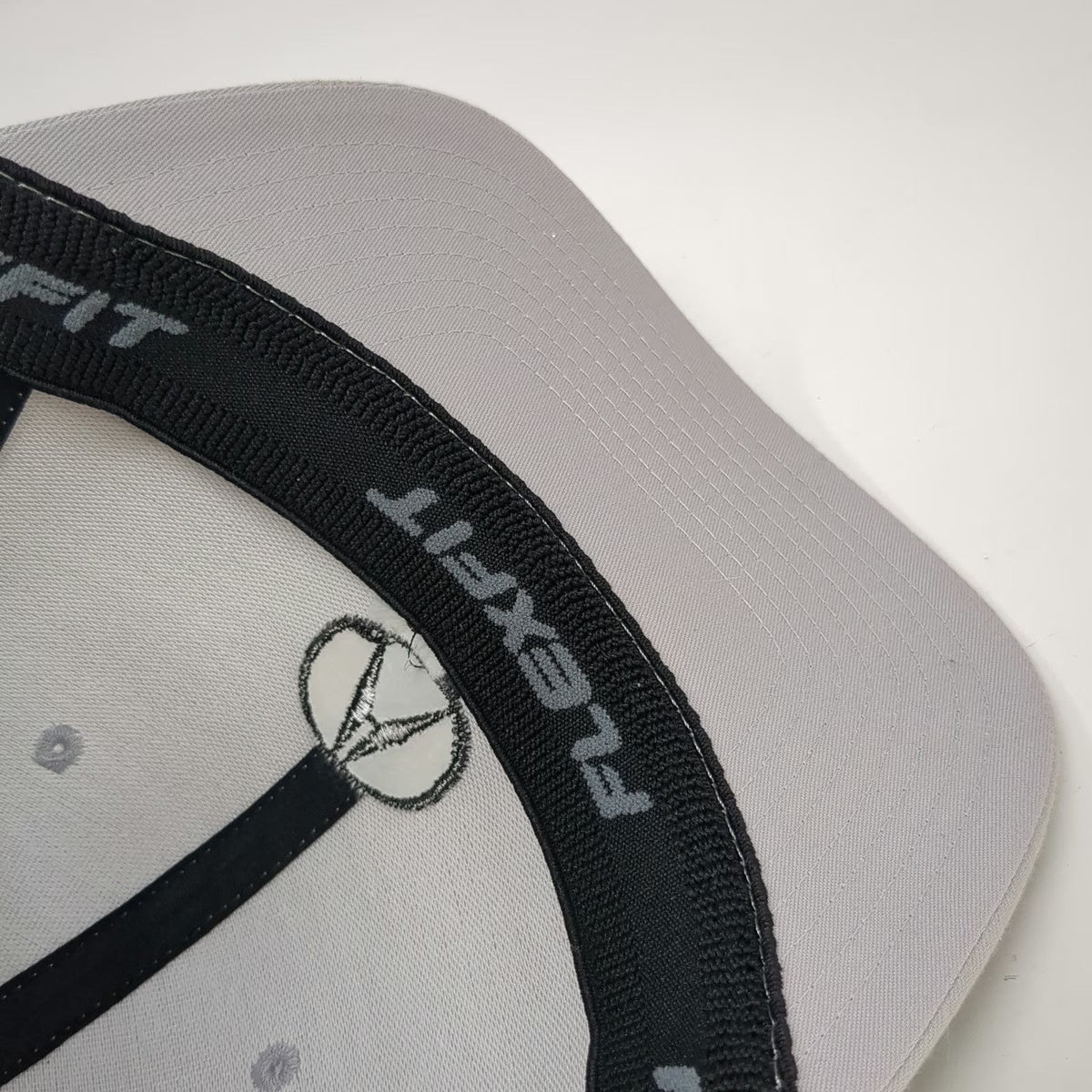 Port Authority Acura Baseball Cap Gray M Mesh Back Flexfit Black Silver Hat