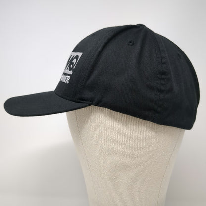 Port Authority Baseball Cap Black XL MQ Power Flexfit Stretch Fit Hat Logo