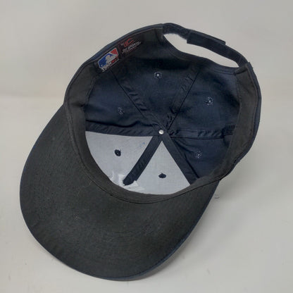 OC Sports Men's Strapback Hat Blue OSFM Embroidered New York Yankees Logo