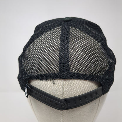 Nike Big Swoosh Snapback Mesh Back Trucker Hat Black Child 4-7 Solid