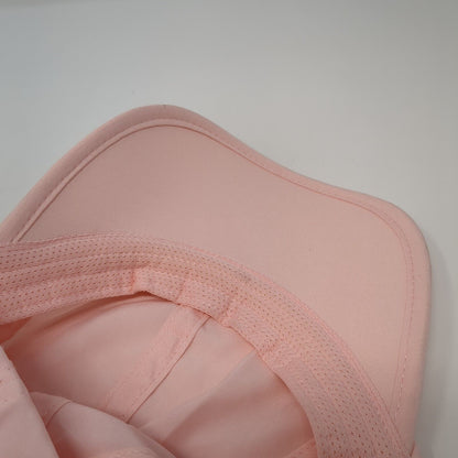 Layer 8 Running Cap Pink One Size Adjustable Breathable 6 Panel Blank