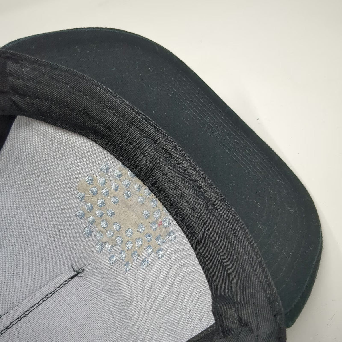 Trulieve 710 Black 5 Panel One Size Snapback Cotton Hat Embroidered Mandala Logo