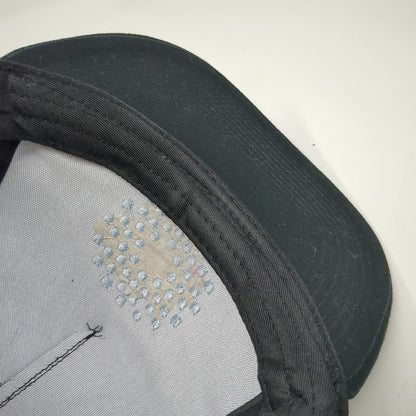 Trulieve 710 Black 5 Panel One Size Snapback Cotton Hat Embroidered Mandala Logo