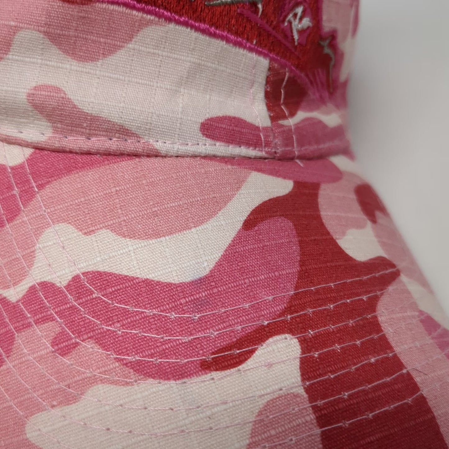 Bretmor Baseball Cap Pink White Red Camo One Size HCA Health System Virginia Hat