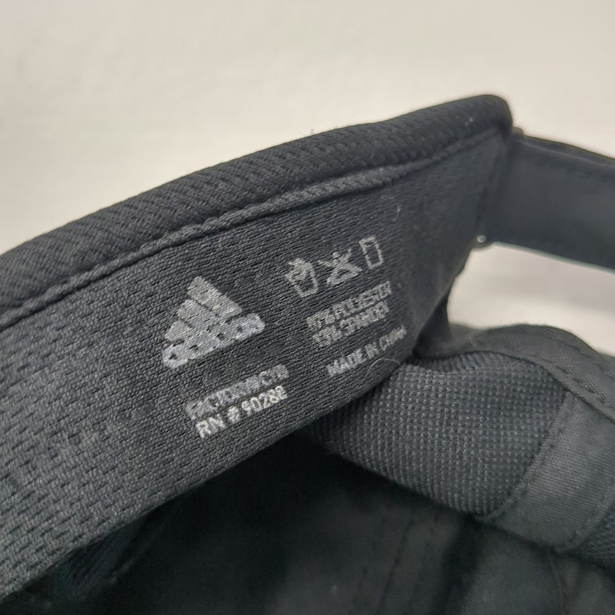 adidas Baseball Cap Black One Size Climalite Performance Adjustable Logo Hat