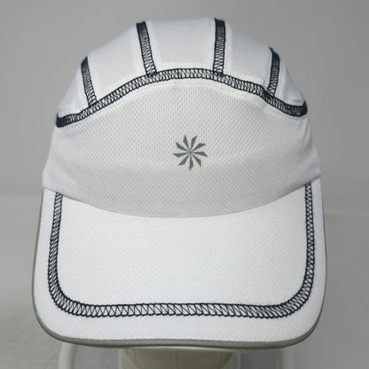 Athleta Baseball Cap White One Size Performance Running Contrast Stitch Hat