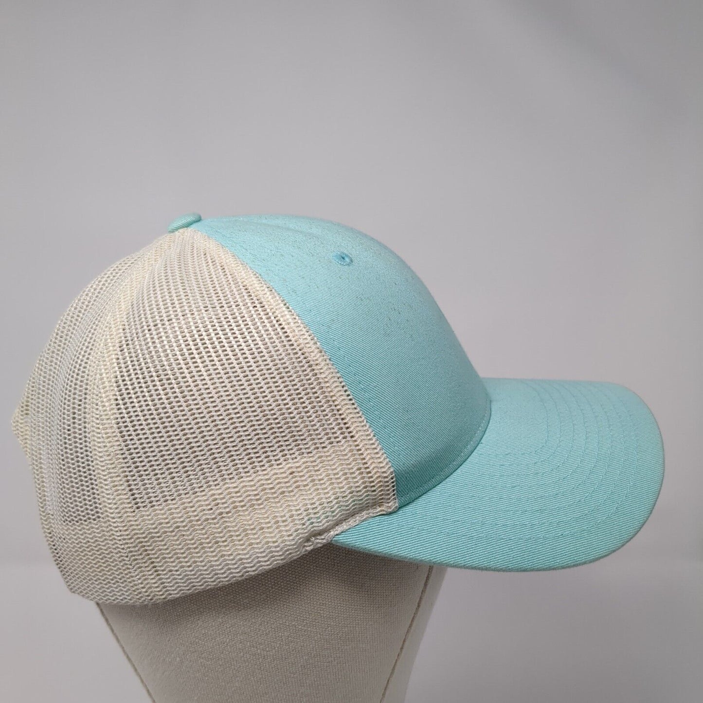 EESA Snapback Trucker Hat Blue M/L Adjustable Embroidered Mesh Back Richardson