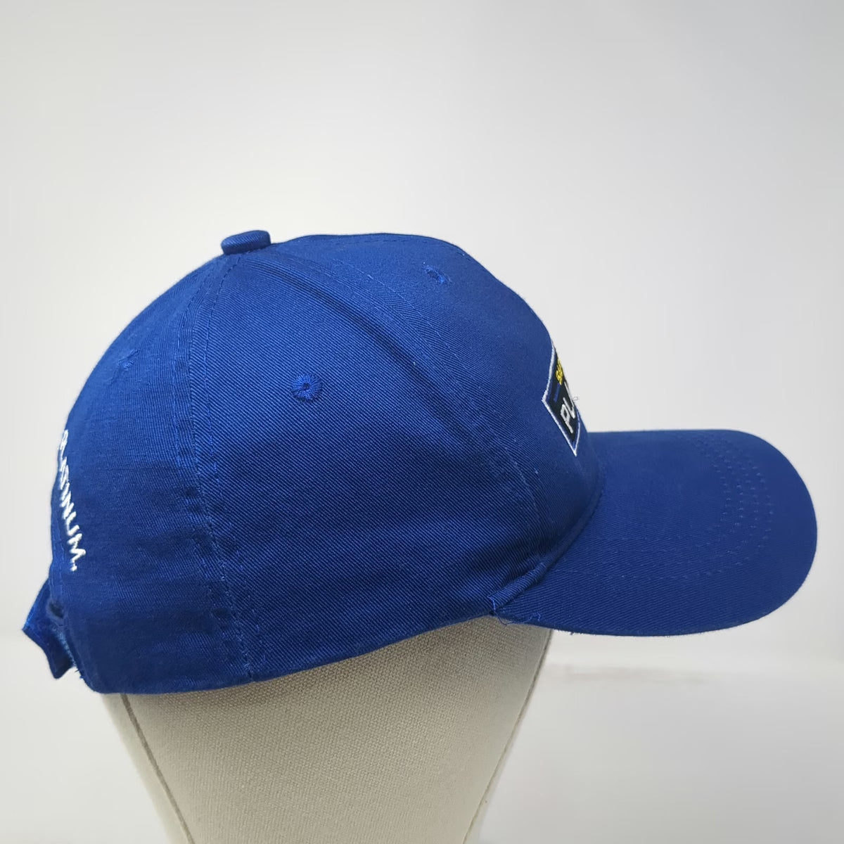 Port & Company Baseball Cap Blue One Size SaberDrive Platinum Fastener Strap Hat