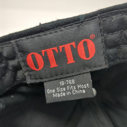 Otto Baseball Cap Black One Size Embroidered Kiyoko Graphic Hat Strapback