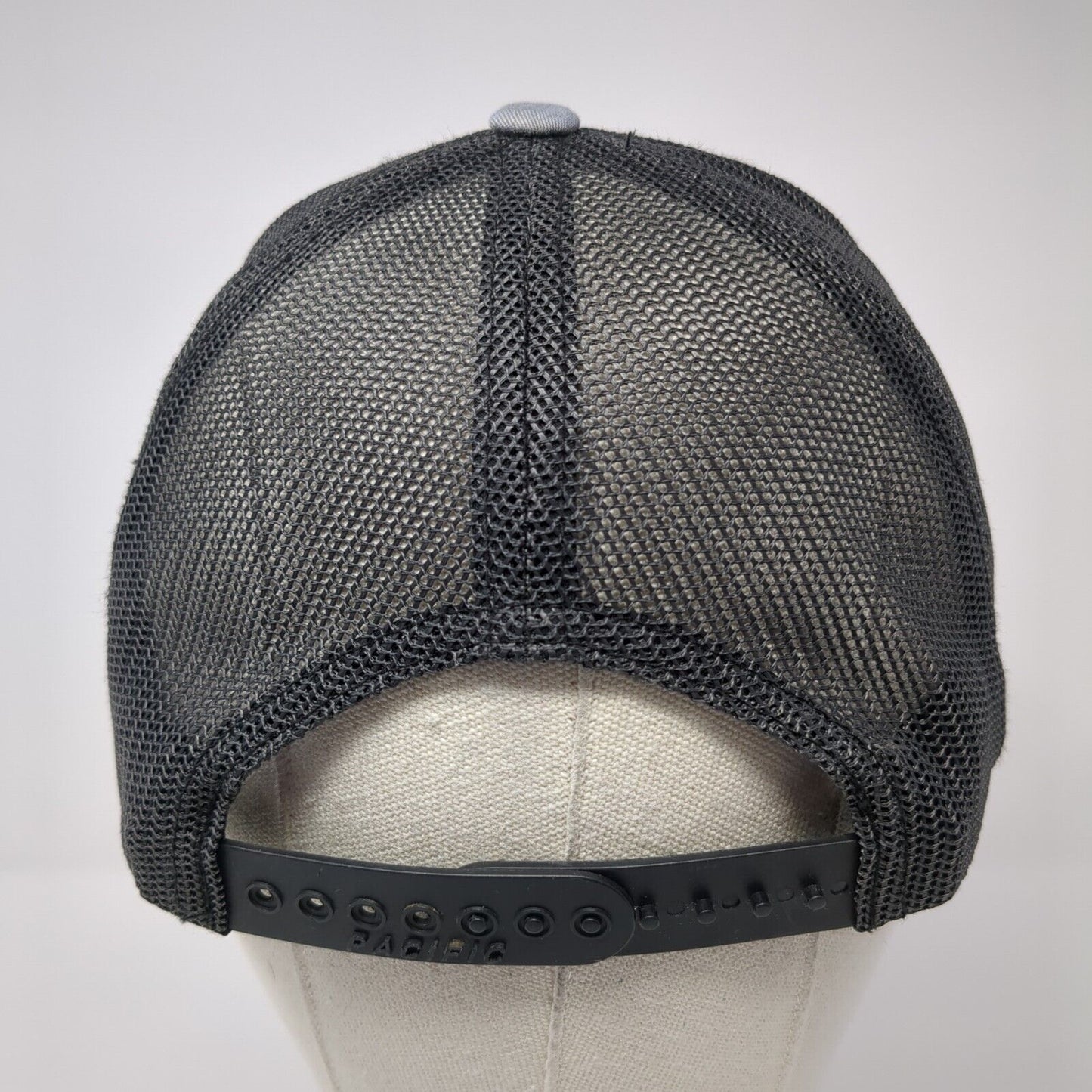 SXSBlog Snapback Mesh Back Trucker Hat Gray One Size Pacific Headwear