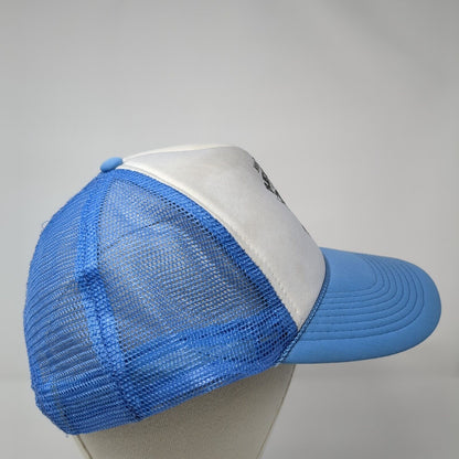 Est 1977 The Record Exchange CDs Vinyl DVDs Gift Boise Idaho Trucker Hat Blue OS