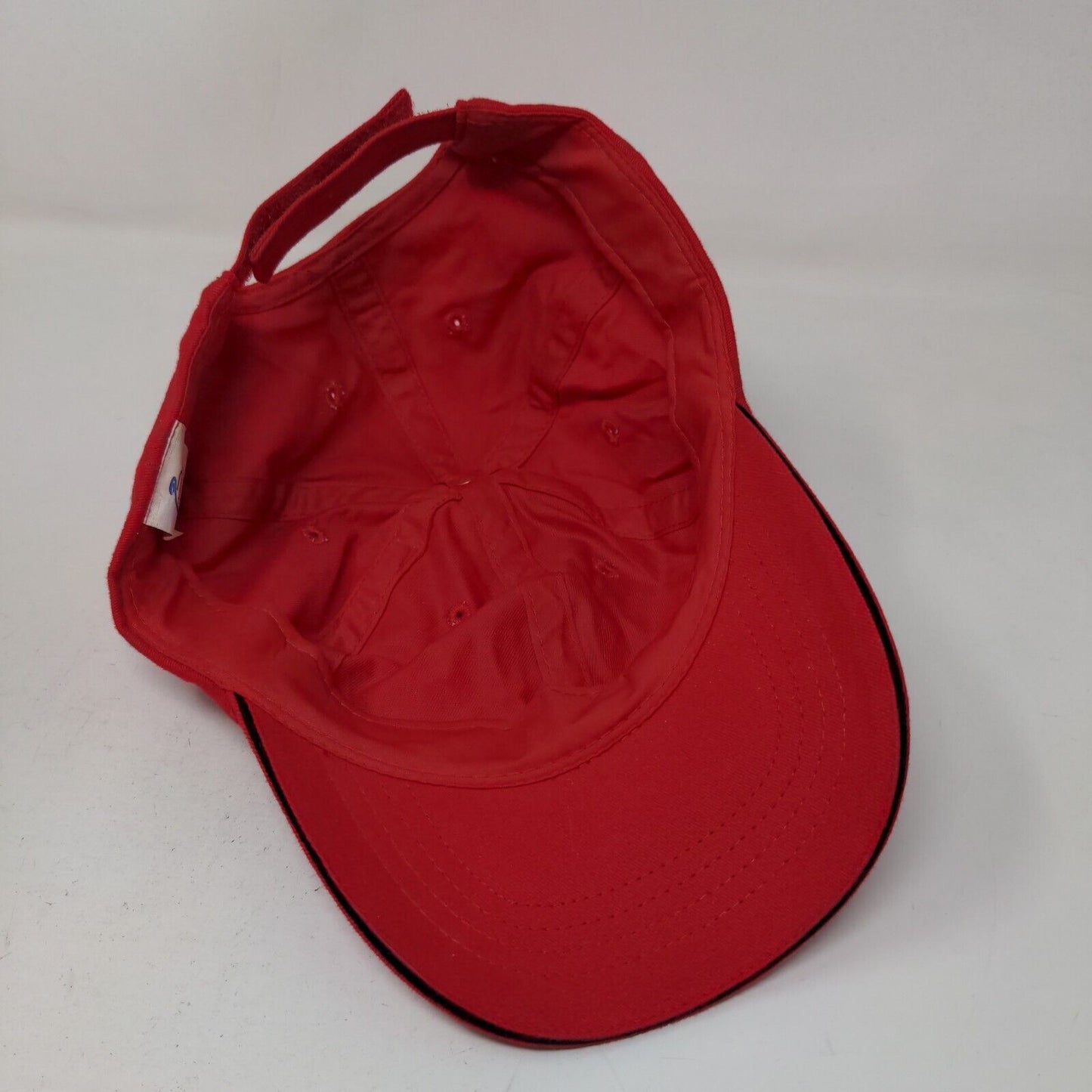 Otto Men's Strapback Hat Red OSFM VFW State Campout 2009 Graphic