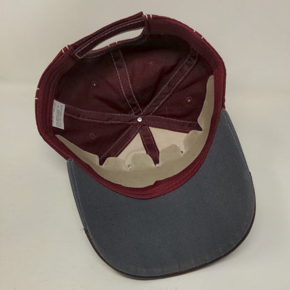 South Dakota Deadwood Strapback Hat Multi One Size 6 Panel Colorblock