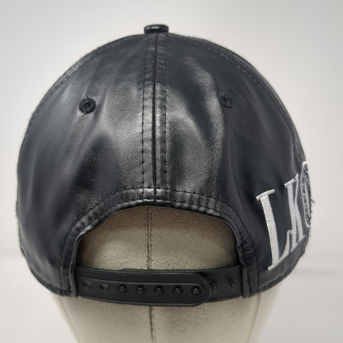 Last Kings Snapback Black One Size Pharaoh King Tut Egyptian Vegan Leather Hat