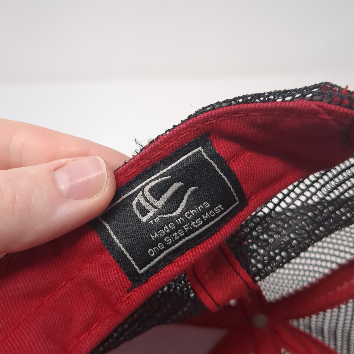 Girton Propane Services Snapback Trucker Hat Red One Size Mesh Back