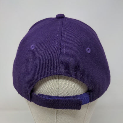 Iclo's Arquitectura & Interiorismo Strapback Hat Purple One Size Embroidered