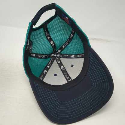 New Era Seattle Mariners MLB Baseball Cap Blue Green One Size Mesh Back Hat
