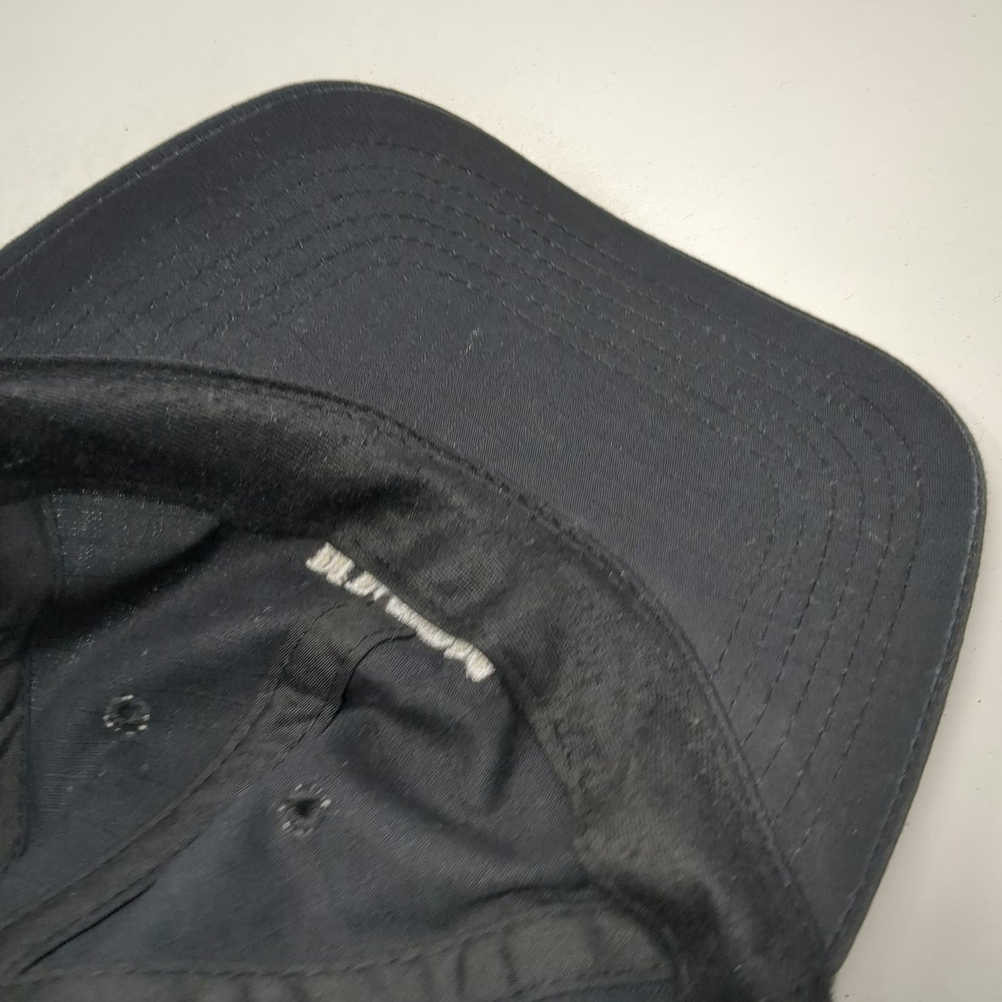 Pleasures Baseball Cap Black One Size Embroidered Logo Adjustable Strapback Hat
