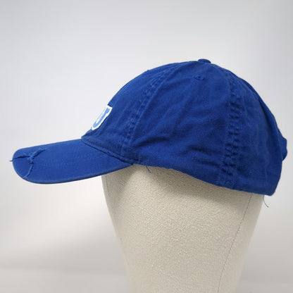 Disney Baseball Cap Blue One Size Monsters University Distressed Strapback Hat