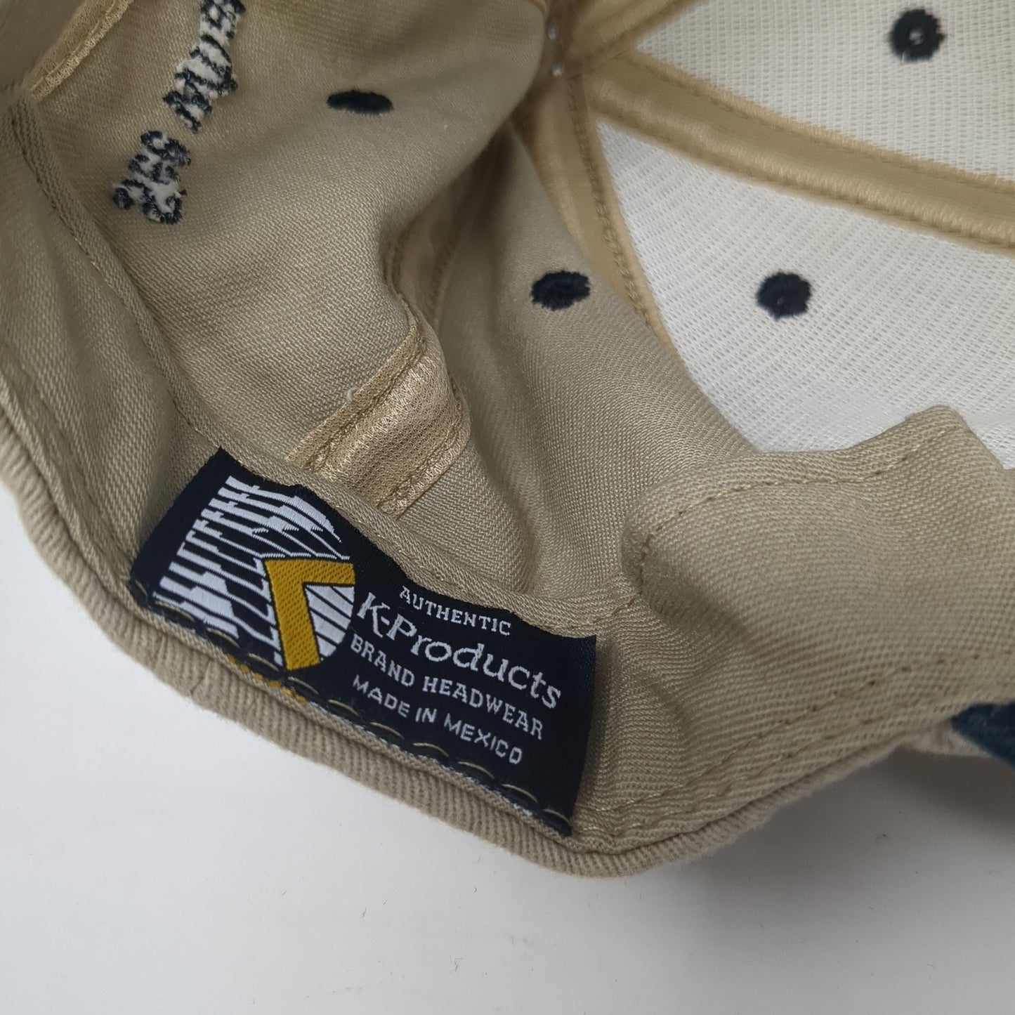 Bottom Line Baseball Cap Brown OS Adjustable Embroidered 6 Panel K-Products