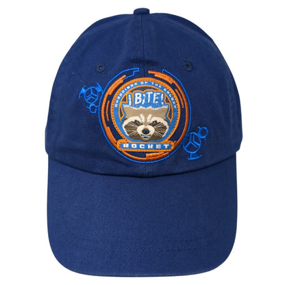 Guardians Of The Galaxy Bite Rocket Slideback Hat Blue OS Adjustable Marvel