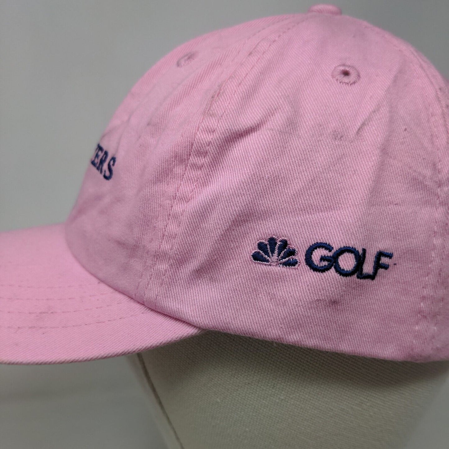 The Players Golf Slideback Hat Pink OSFA Embroidered Adjustable 6 Panel
