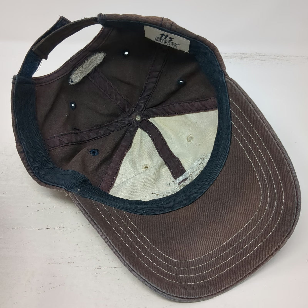 H3 Sportgear Ford Logo Brown Baseball Cap Hat One Size Strapback Embroidered