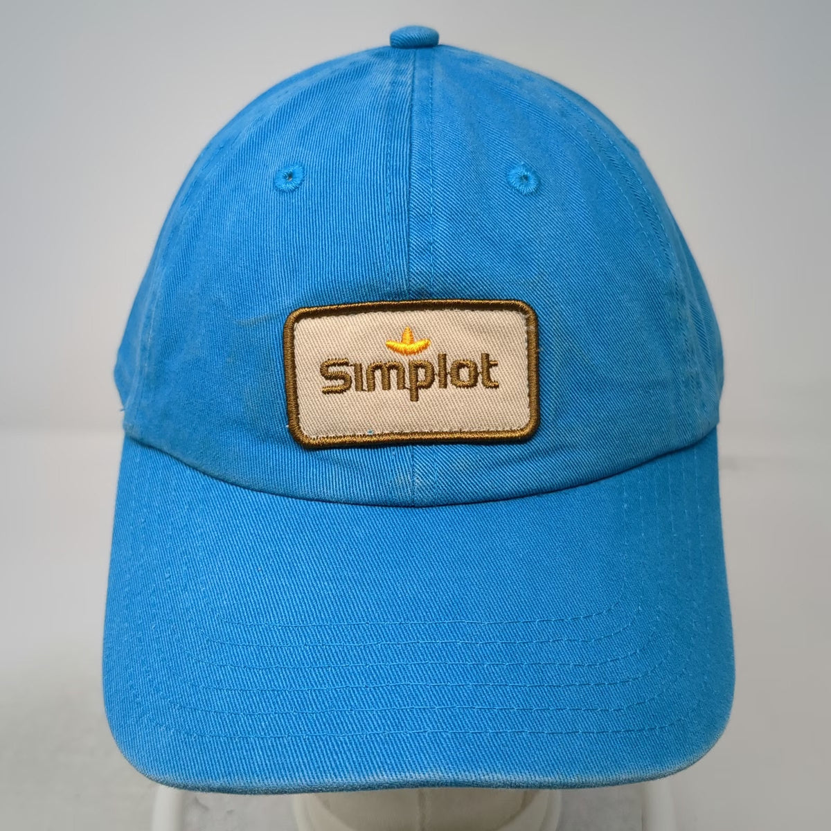 Name Brand Promotions Simplot Blue Baseball Cap One Size Slideback Cotton Hat